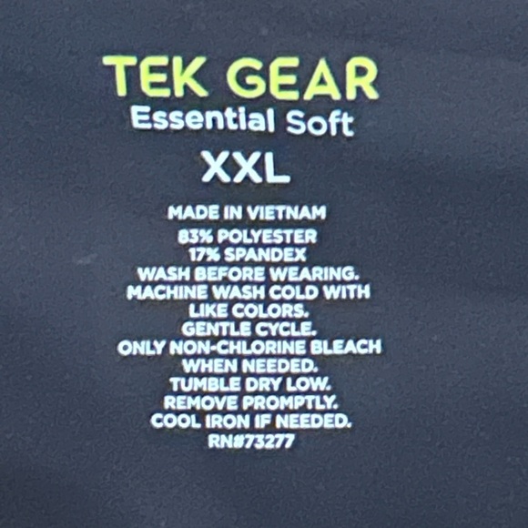 Tek Gear XXL High Rise Stretch Capri leggings nwt - Picture 3 of 5